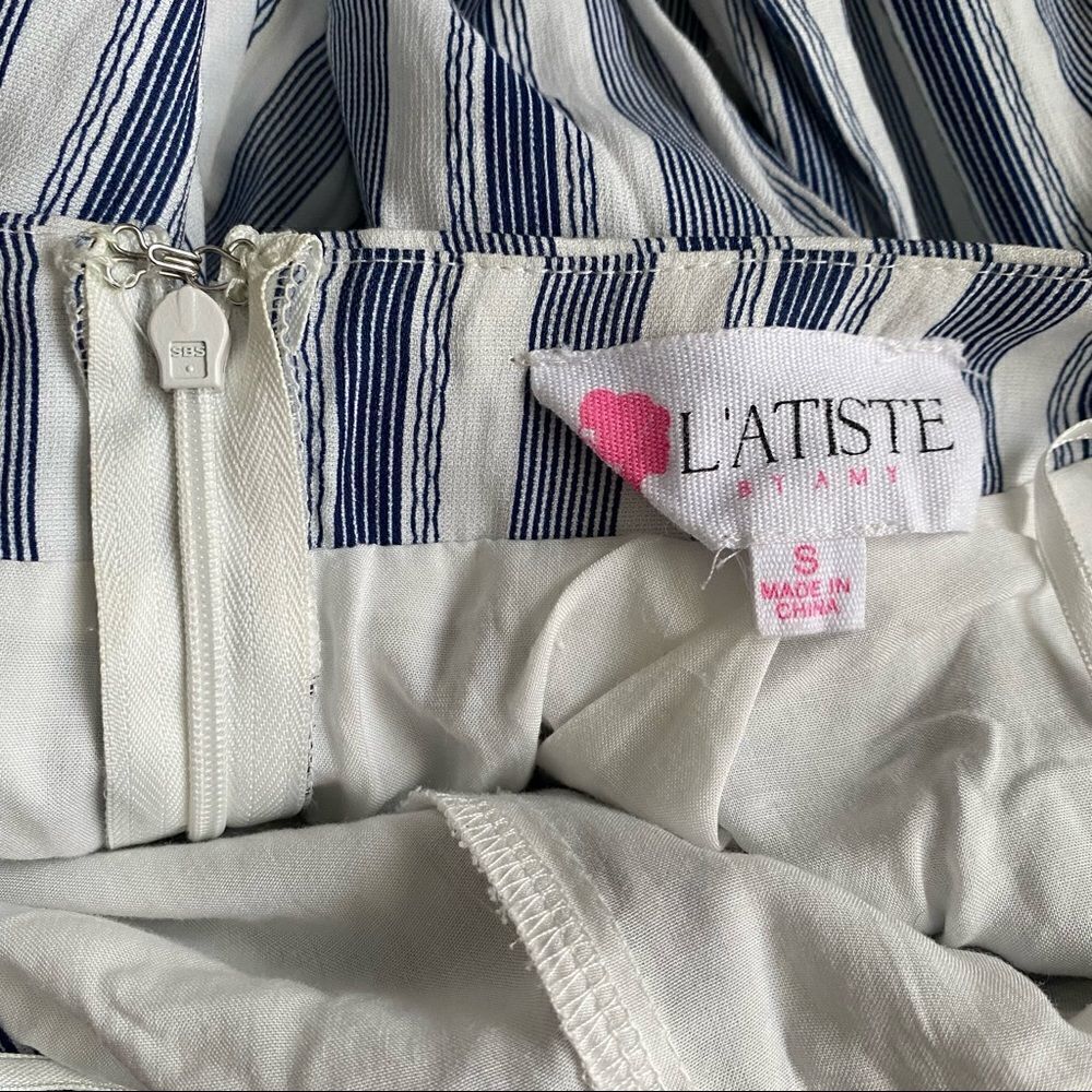 LATISTE STRIPED ROMPER S - Picture 6 of 6